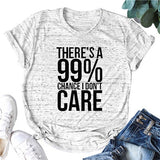 Women's I Don't Care T-Shirt