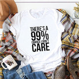 Women's I Don't Care T-Shirt