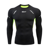 Unique Black Compression / Rash guard 2-Piece Set