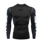 Unique Black Compression / Rash guard 2-Piece Set