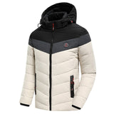 Two-Tone Thick Winter Waterproof Puffer Coat
