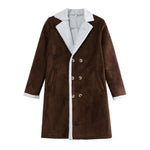 Winter Men's Faux Fur Thick Collar Coat