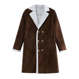 Winter Men's Faux Fur Thick Collar Coat